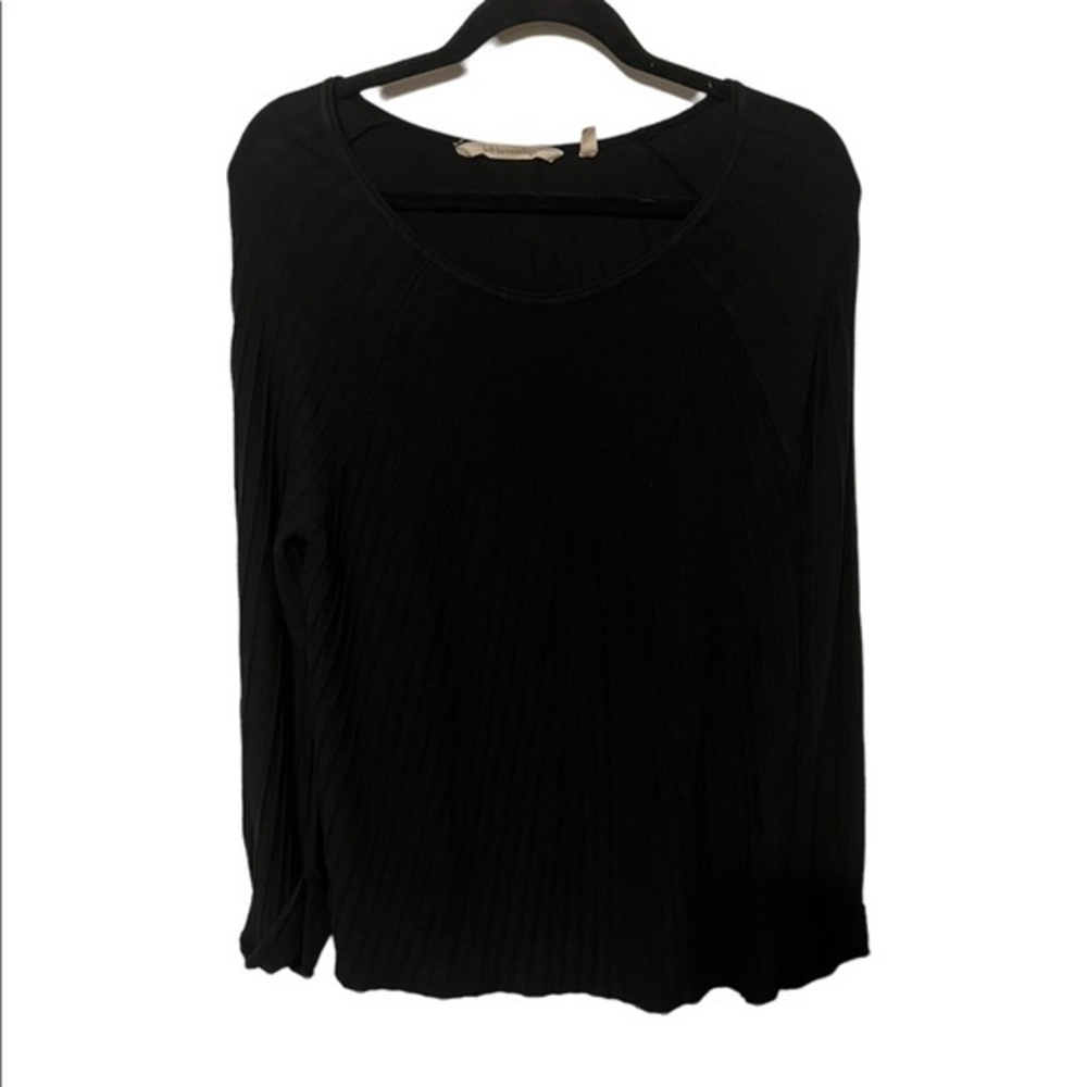 Soft Surroundings Black Long Sleeve Sweater Size Medium